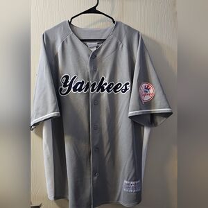 Yankees Genuine Merchandise Gray Jersey Sz 2XL